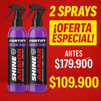 SPRAY DE REVESTIMIENTO CERAMICO 3 EN 1  (2 UNIDADES EN OFERTA)